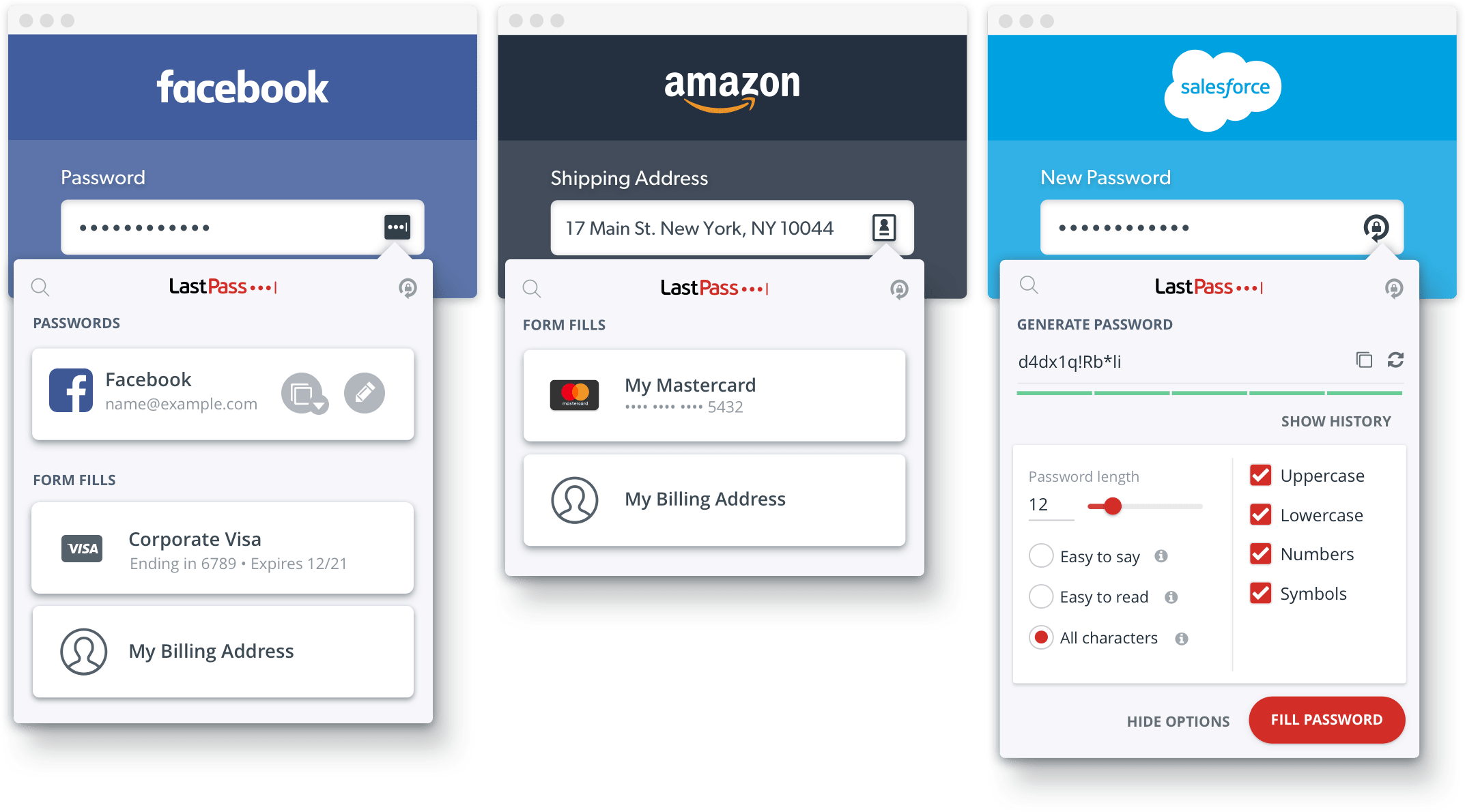 Secure password storage
