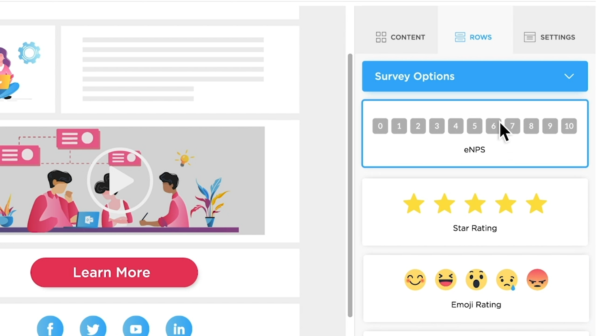 Contact Monkey email design tool