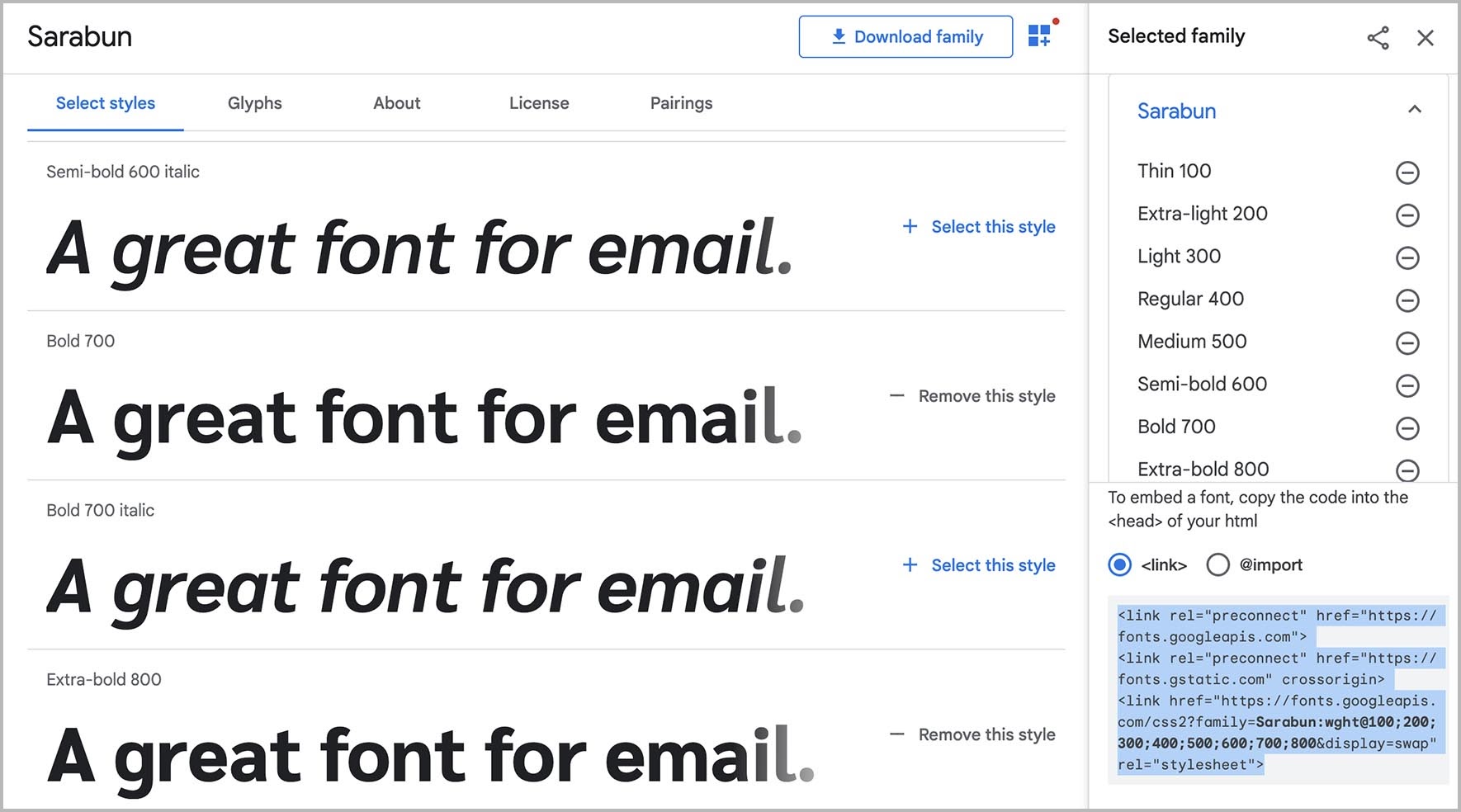 300 Font